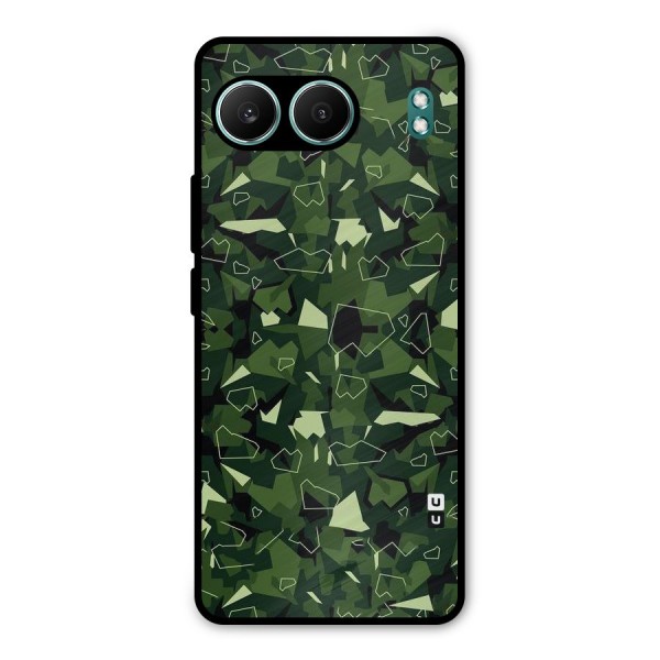 Army Shape Design Metal Back Case for OnePlus Nord 4