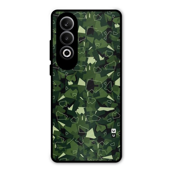 Army Shape Design Metal Back Case for OnePlus Nord CE4