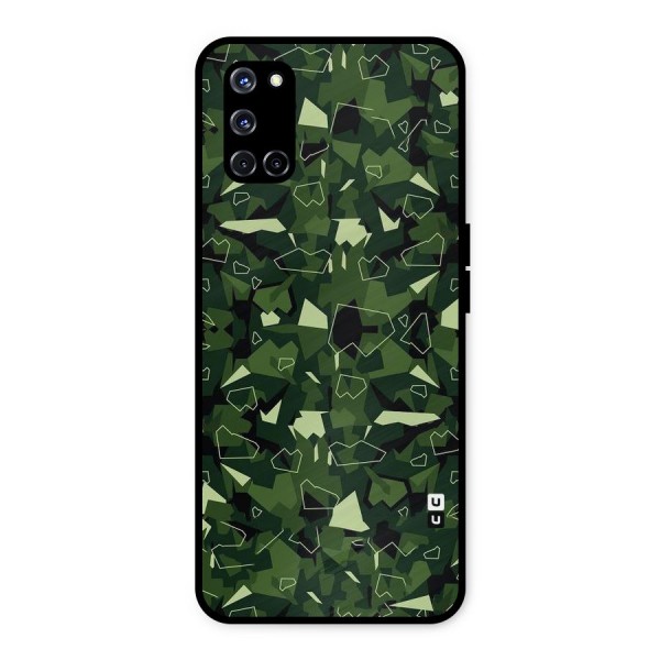 Army Shape Design Metal Back Case for Oppo A52