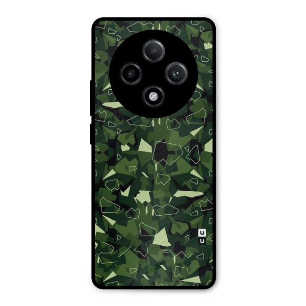 Army Shape Design Metal Back Case for Oppo F27 Pro Plus