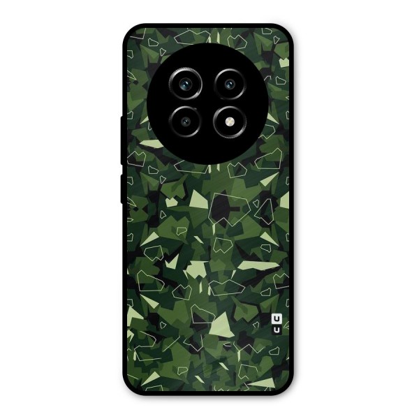 Army Shape Design Metal Back Case for Realme 13 Pro