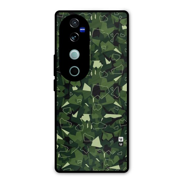 Army Shape Design Metal Back Case for Vivo V40