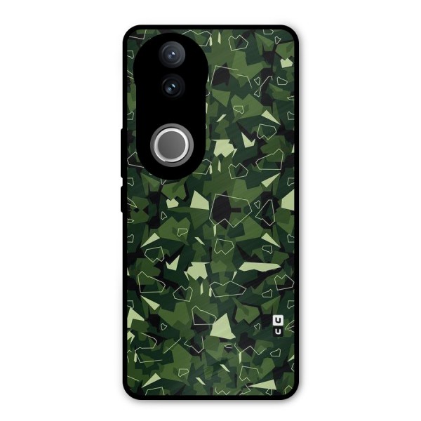 Army Shape Design Metal Back Case for Vivo V50e
