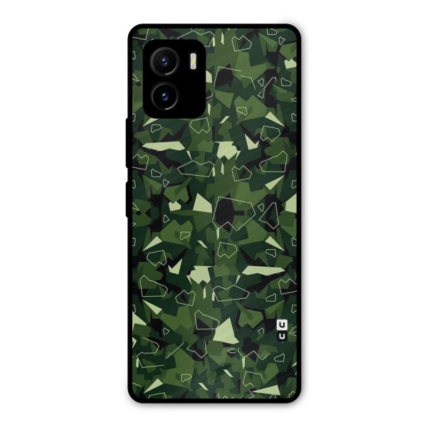 Army Shape Design Metal Back Case for Vivo Y15s