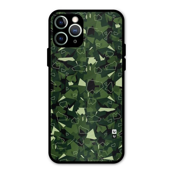 Army Shape Design Metal Back Case for iPhone 11 Pro Max