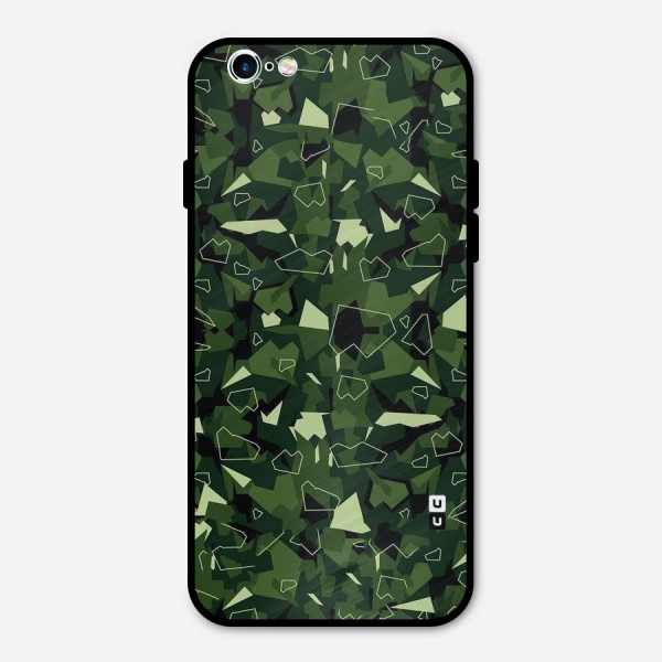 Army Shape Design Metal Back Case for iPhone 6 6s