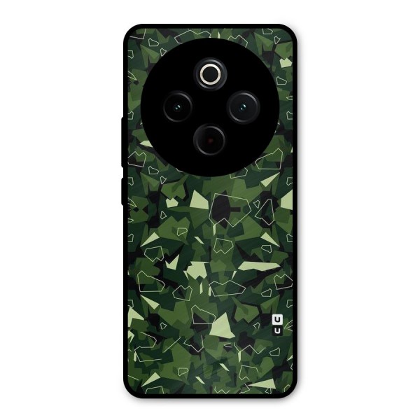 Army Shape Design Metal Back Case for iQOO Z10