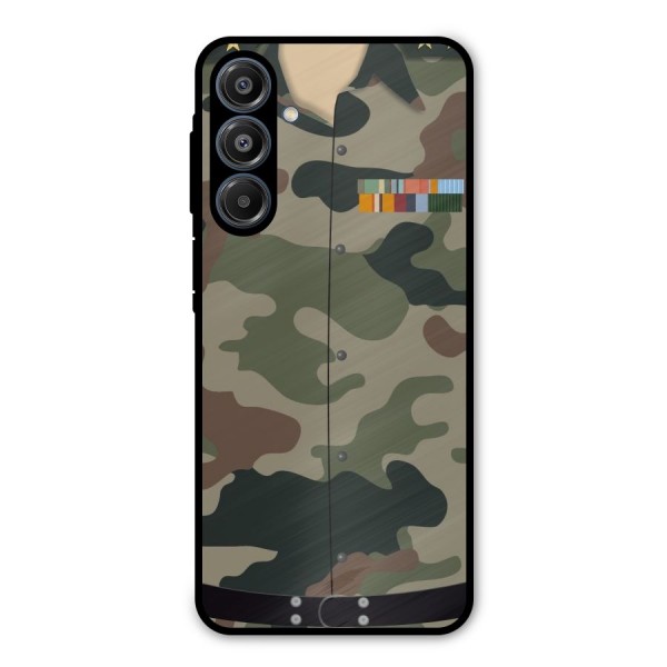 Army Uniform Metal Back Case for Galaxy A16 5G