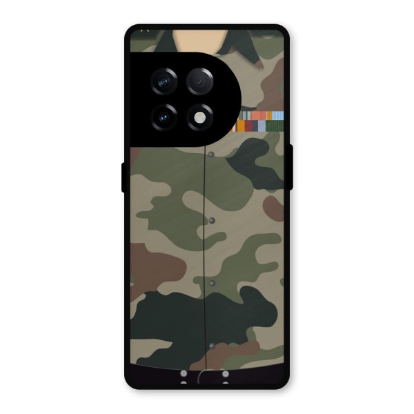 Army Uniform Metal Back Case for OnePlus 11R