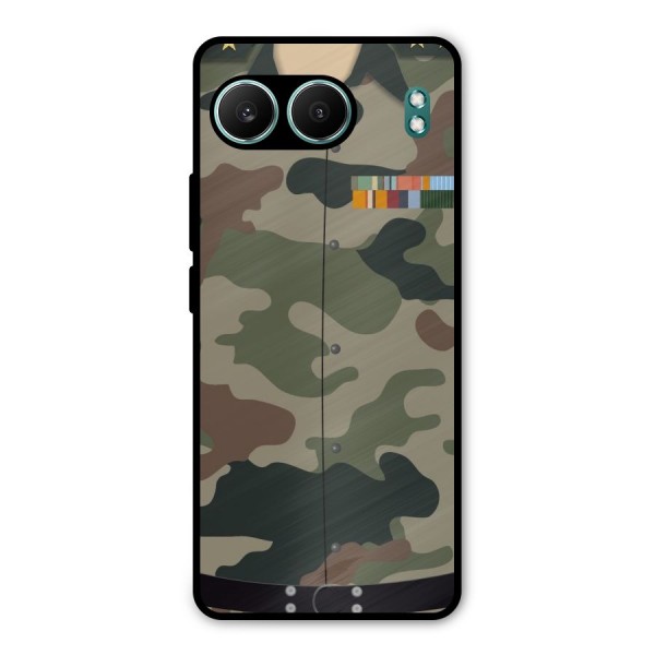 Army Uniform Metal Back Case for OnePlus Nord 4