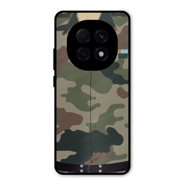 Army Uniform Metal Back Case for Oppo F29 Pro