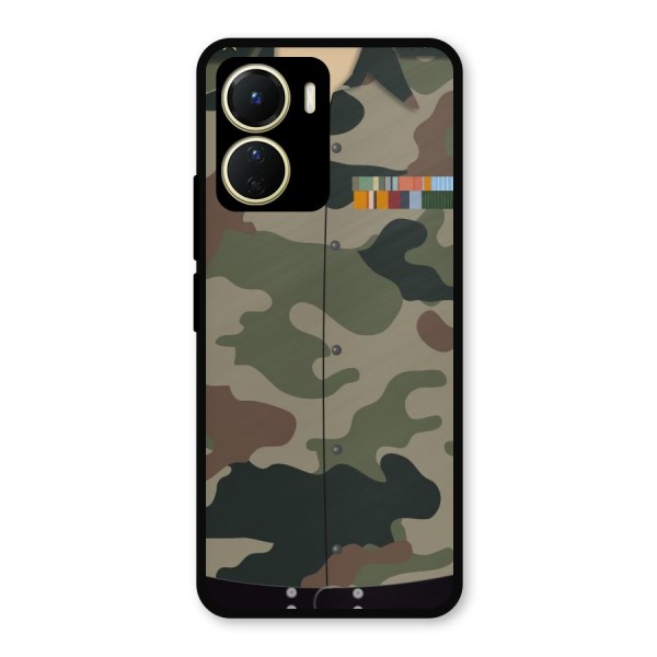 Army Uniform Metal Back Case for Vivo Y56