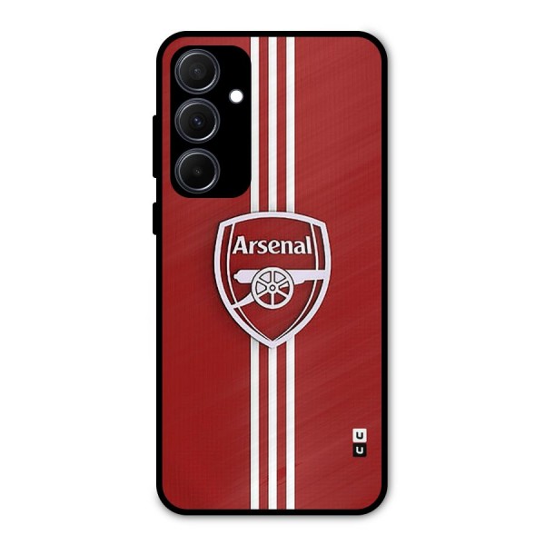 Arsenal Club Metal Back Case for Galaxy A35