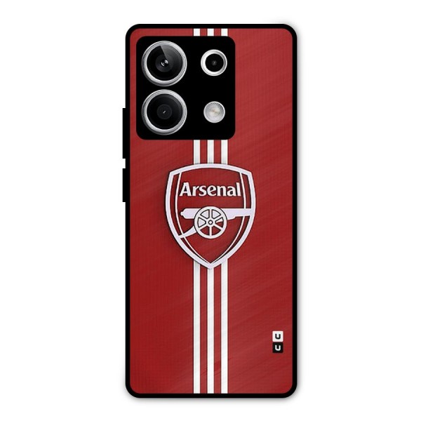 Arsenal Club Metal Back Case for Redmi Note 13 5G