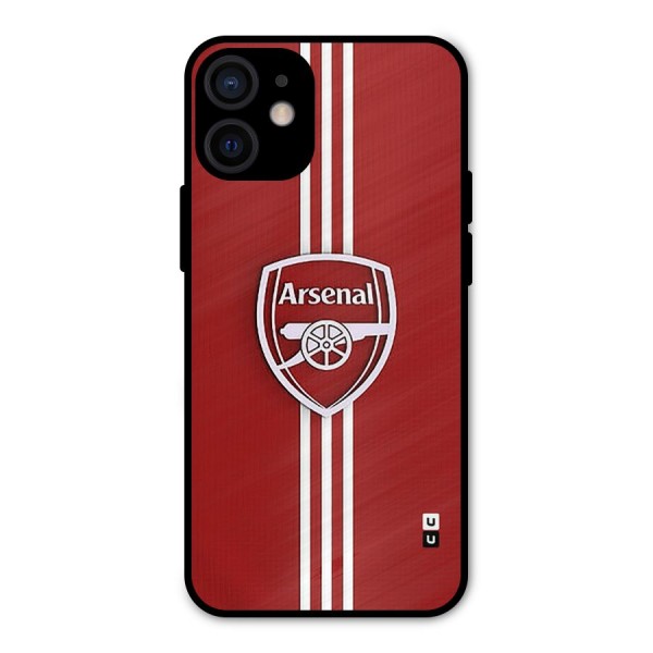 Arsenal Club Metal Back Case for iPhone 12 Mini