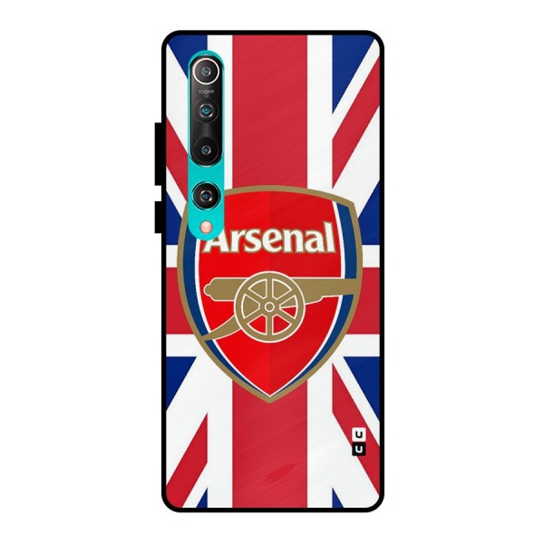 Arsenal Flag Metal Back Case for Mi 10