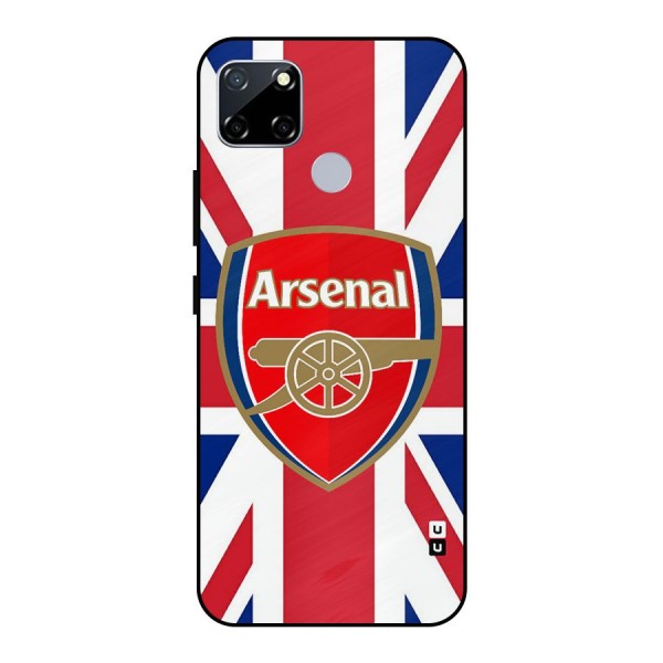Arsenal Flag Metal Back Case for Realme Narzo 30A