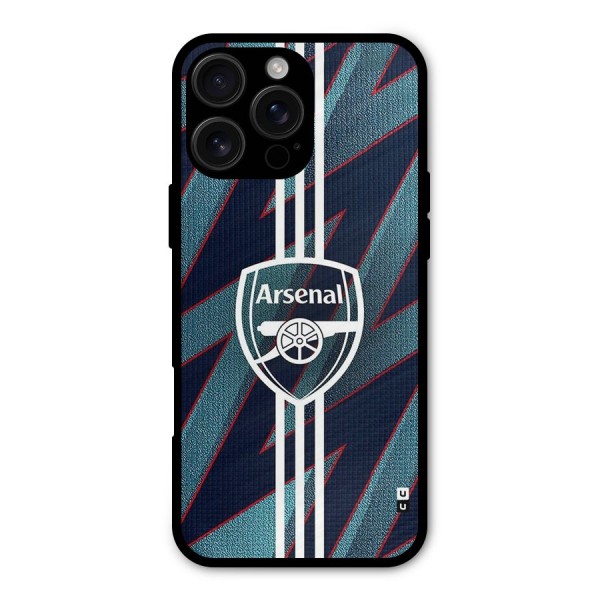 Arsenal Football Club Metal Back Case for iPhone 16 Pro Max