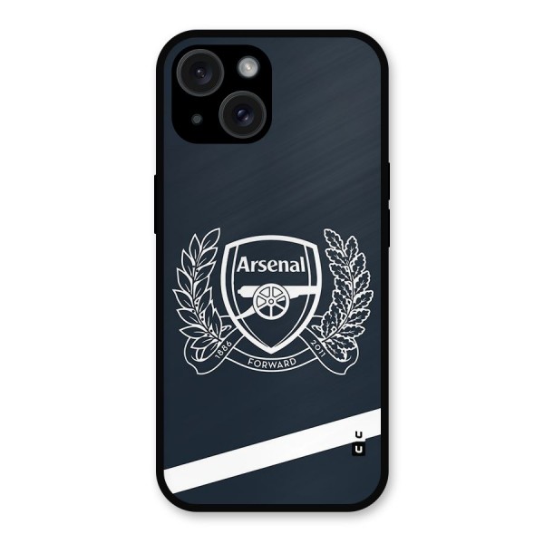Arsenal Forward Metal Back Case for iPhone 15