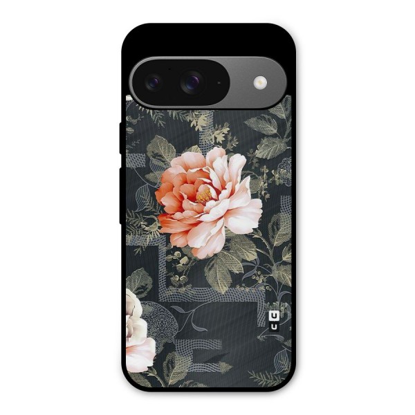 Art And Floral Metal Back Case for Google Pixel 9