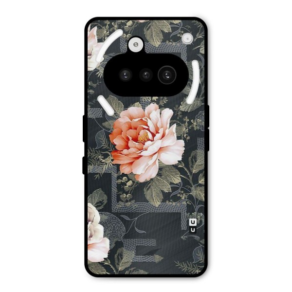 Art And Floral Metal Back Case for Nothing Phone 3a