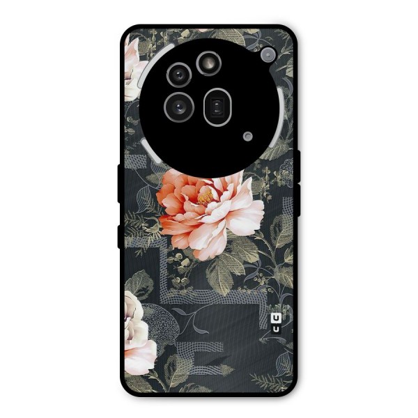 Art And Floral Metal Back Case for Nothing Phone 3a Pro
