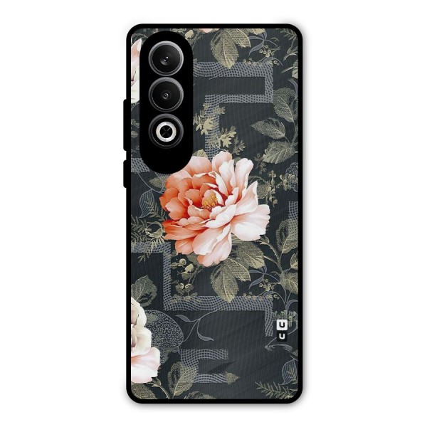 Art And Floral Metal Back Case for OnePlus Nord CE4