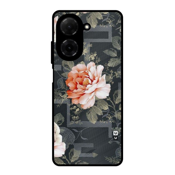 Art And Floral Metal Back Case for Poco C71