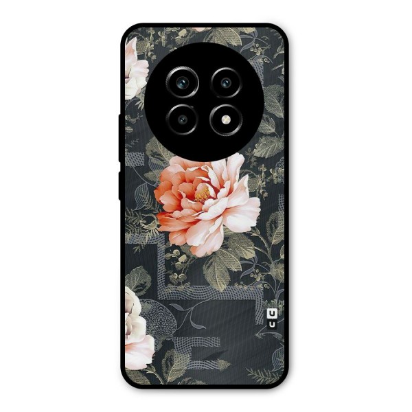 Art And Floral Metal Back Case for Realme 13 Pro