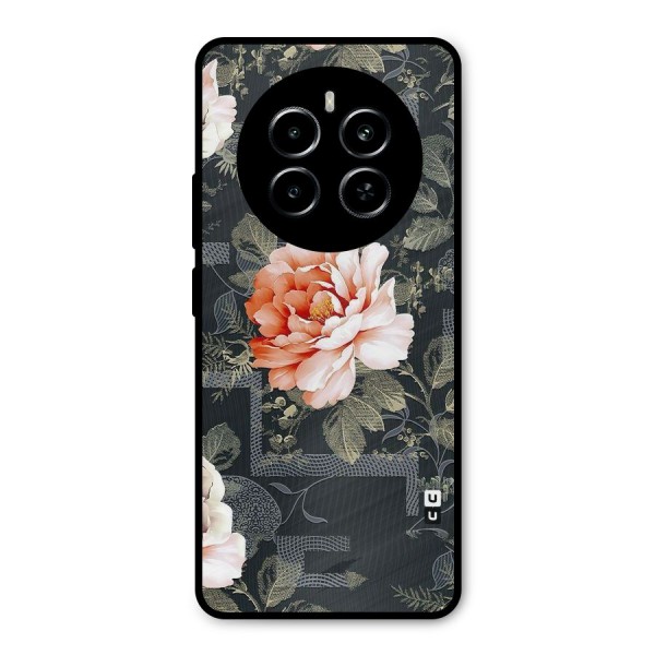 Art And Floral Metal Back Case for Realme P1