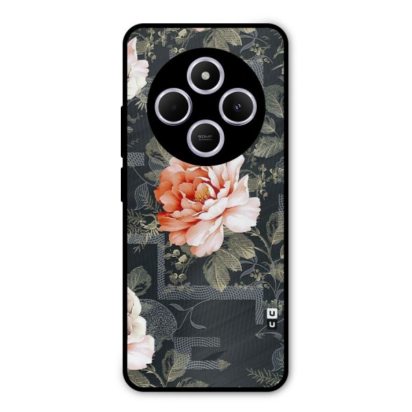 Art And Floral Metal Back Case for Redmi A4