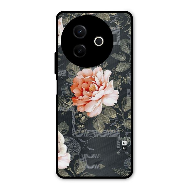 Art And Floral Metal Back Case for Vivo Y39