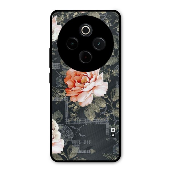 Art And Floral Metal Back Case for iQOO Z10
