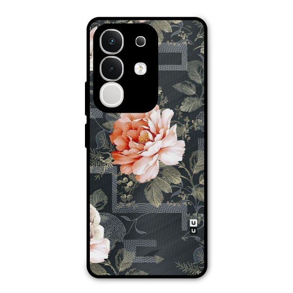 Art And Floral Metal Back Case for iQOO Z10x