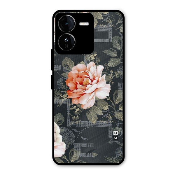 Art And Floral Metal Back Case for iQOO Z9
