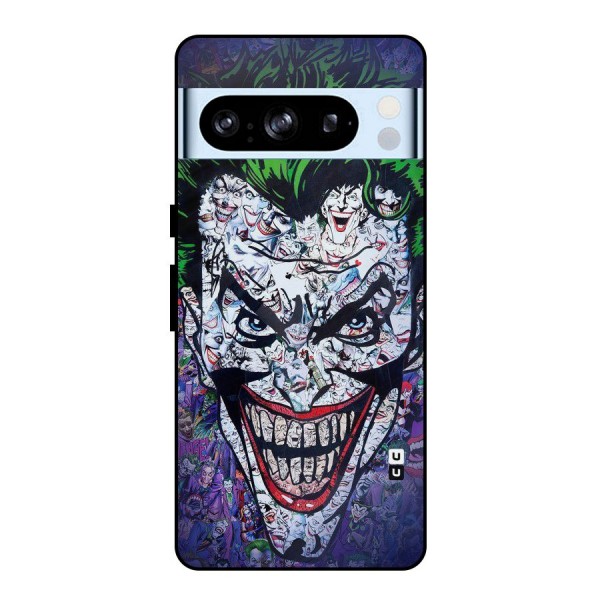 Art Face Metal Back Case for Google Pixel 8 Pro
