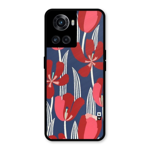 Artistic Tulips Metal Back Case for OnePlus 10R