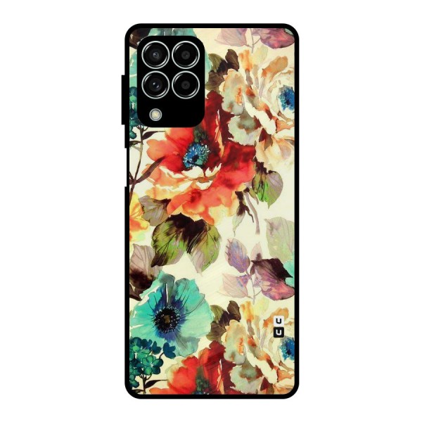 Artsy Bloom Flower Metal Back Case for Galaxy M33