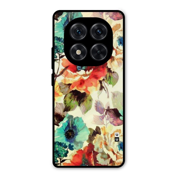 Artsy Bloom Flower Metal Back Case for Redmi Note 14 Pro 5G