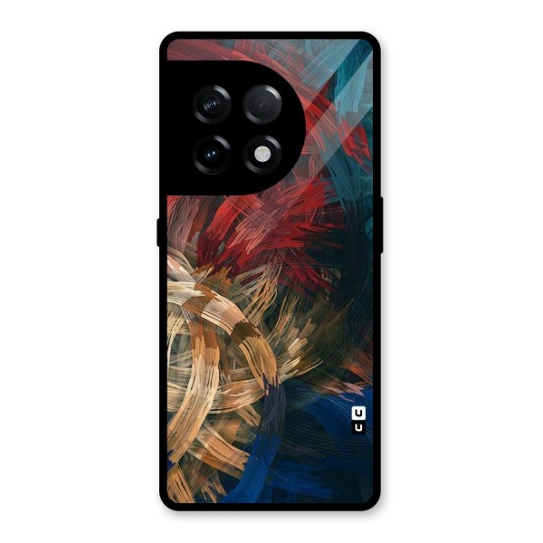 Artsy Colors Glass Back Case for OnePlus 11R