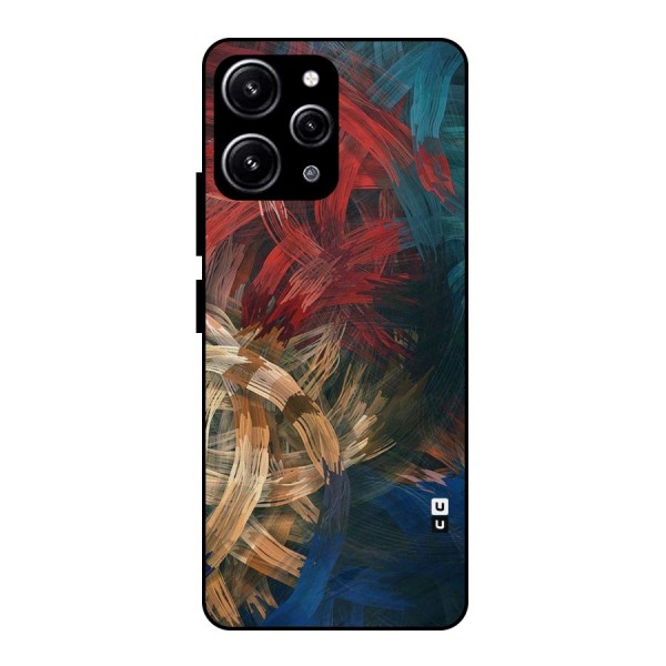 Artsy Colors Glass Back Case for Redmi 12 4G