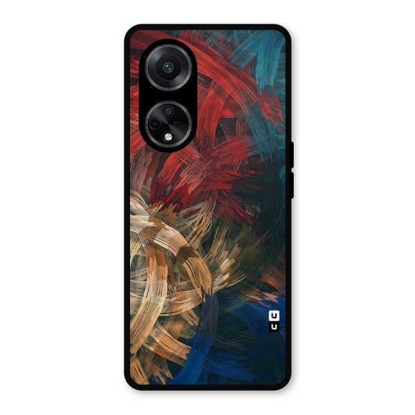 Artsy Colors Metal Back Case for Oppo F23