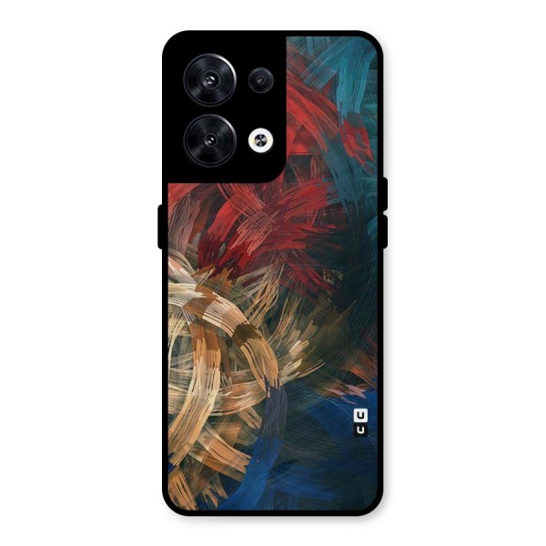 Artsy Colors Metal Back Case for Oppo Reno8 5G