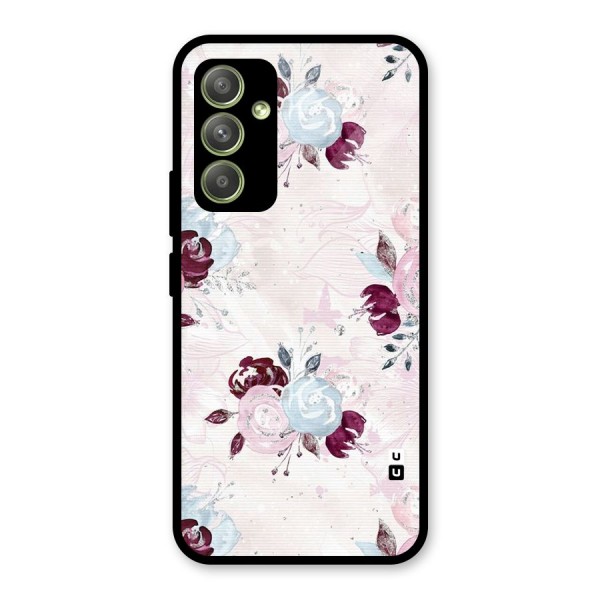 Artsy Florasy Glass Back Case for Galaxy A54