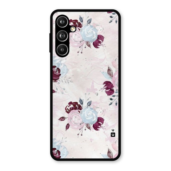 Artsy Florasy Metal Back Case for Galaxy F54