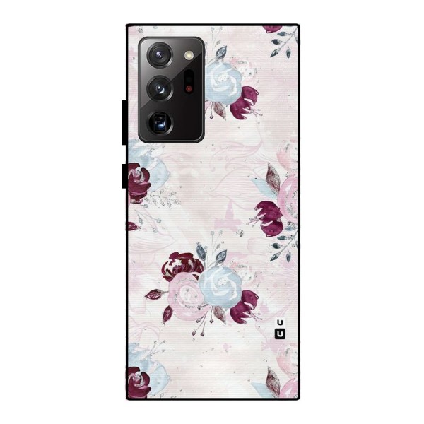 Artsy Florasy Metal Back Case for Galaxy Note 20 Ultra