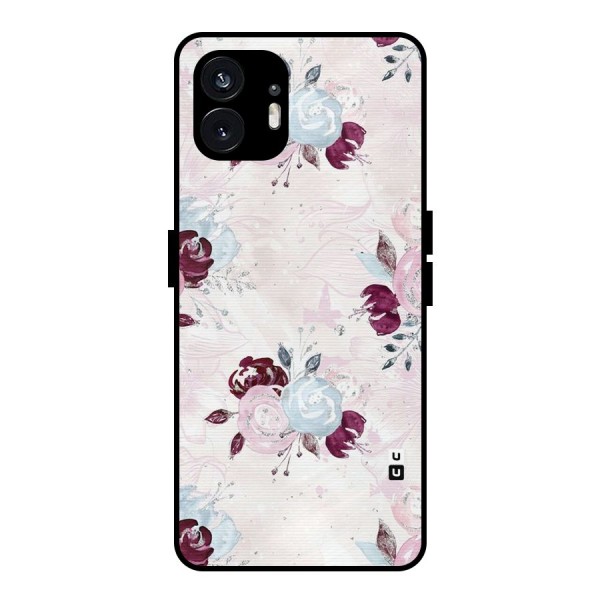 Artsy Florasy Metal Back Case for Nothing Phone 2