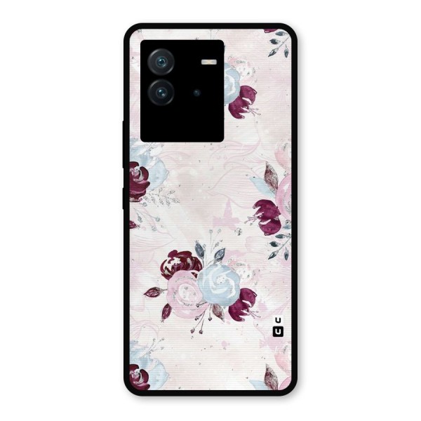 Artsy Florasy Metal Back Case for iQOO Neo 6 5G