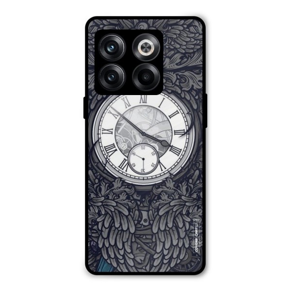 Artsy Wall Clock Metal Back Case for OnePlus 10T