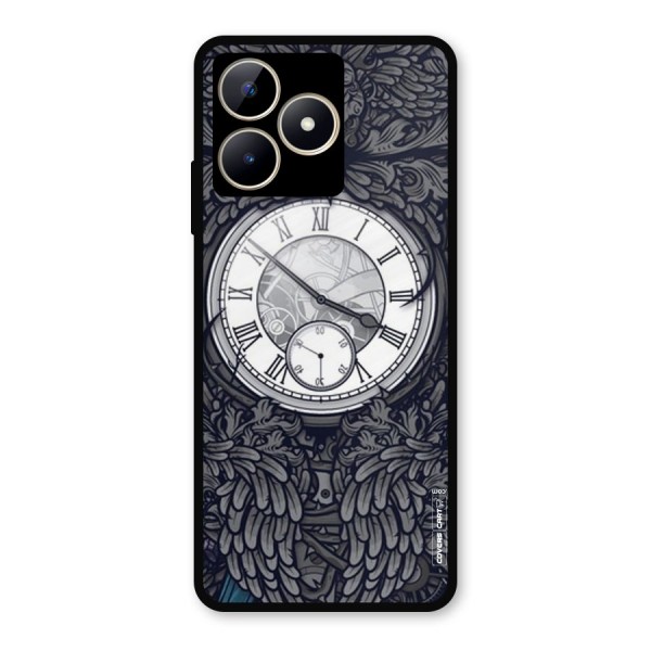 Artsy Wall Clock Metal Back Case for Realme C53